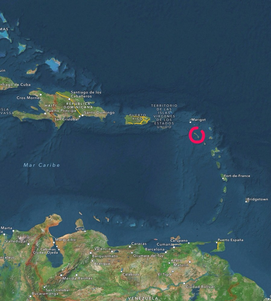 St. Kitts & Nevis en las Antillas de Barlovento