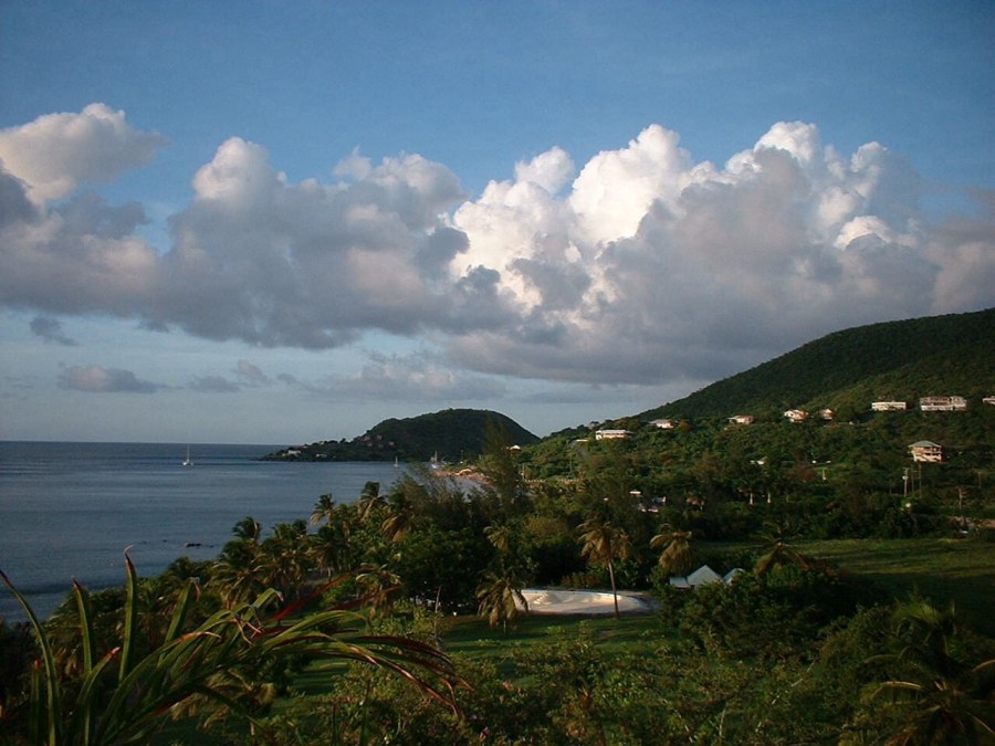 St. Kitts & Nevis. Perfil de costa.