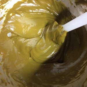 Pasta de henna de color verde